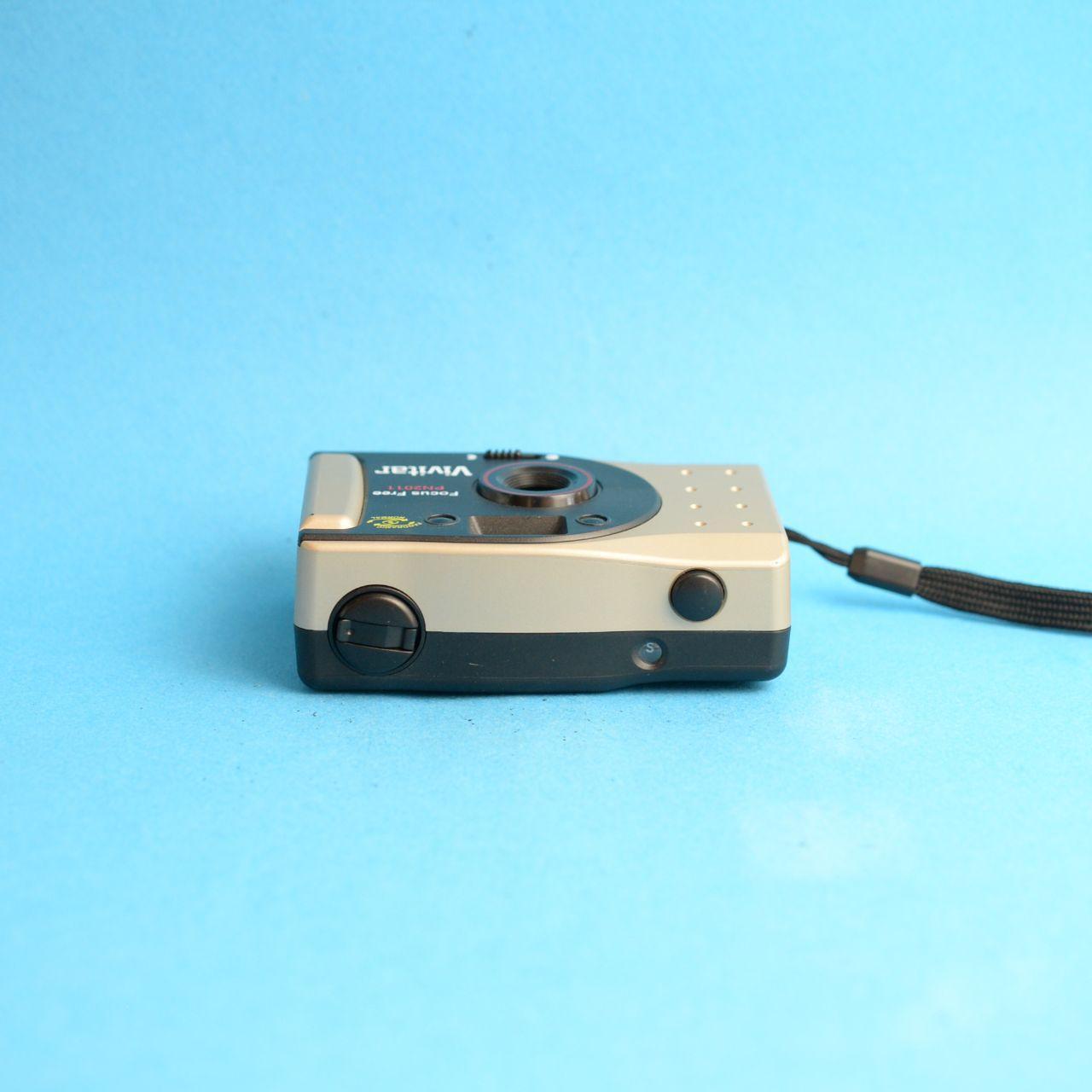 Vivitar Focus Free PN2011 Film Camera | 35mm Point & Shoot | Tested & Working | Black