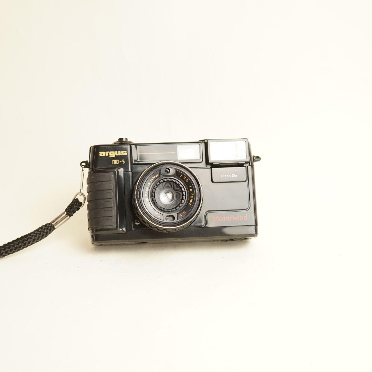 Argus MD-5 Film Camera | 35mm Point & Shoot | Tested & Working | Black