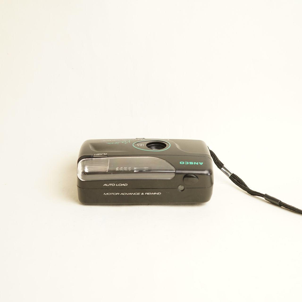 Ansco Vision Fully Automatic Film Camera | 35mm Point & Shoot | Tested & Working | Black