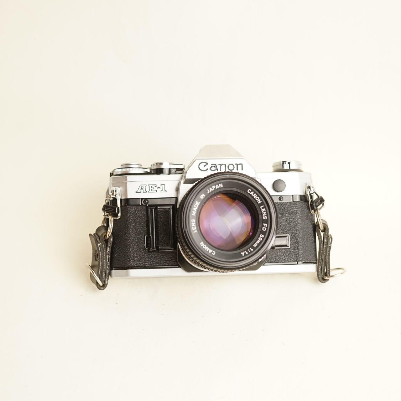 Canon AE-1 Film Camera | 50mm 1.4 Lens | 35mm SLR | Tested