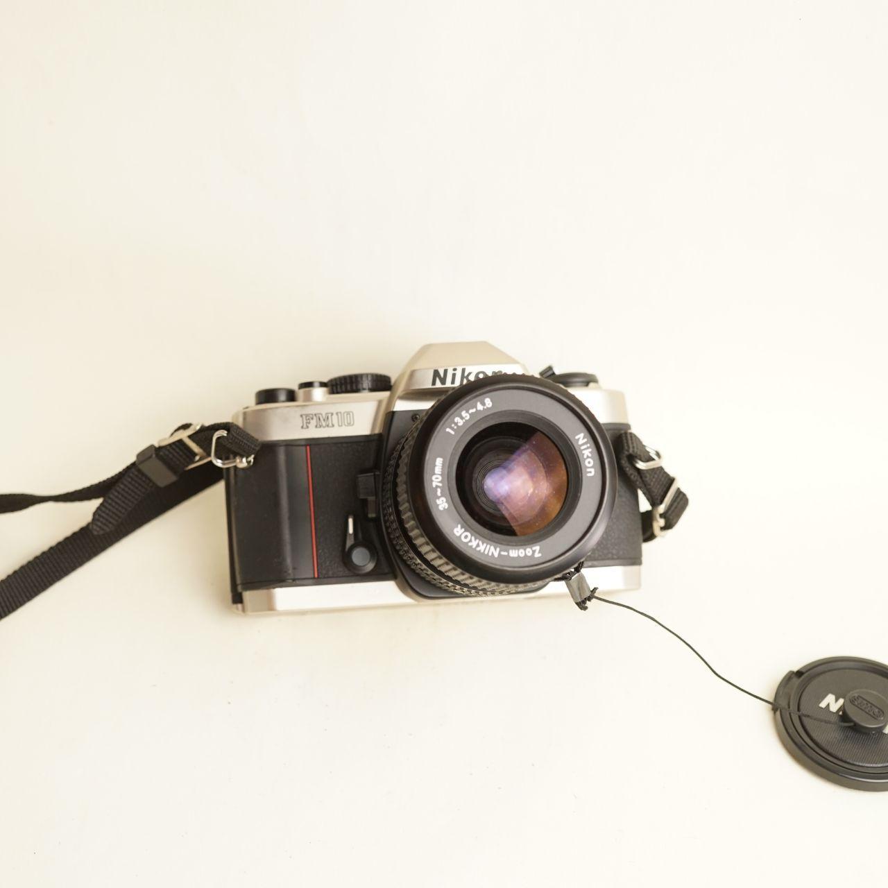 Nikon FM10 Film Camera | 35mm SLR | Tested & Working | Black