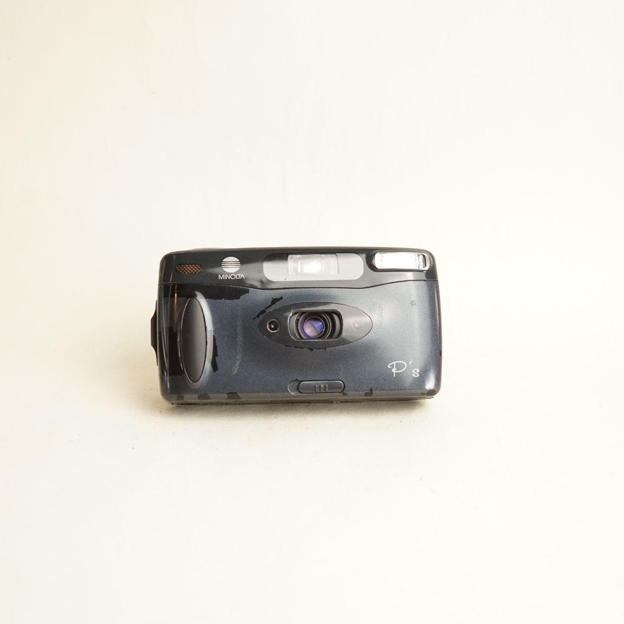 Minolta P’s Film Camera | 35mm Point & Shoot | Read Description | Grey