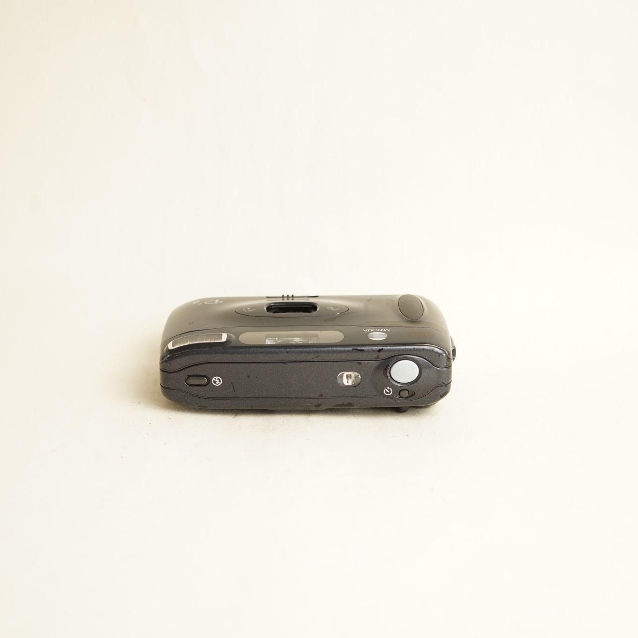 Minolta P’s Film Camera | 35mm Point & Shoot | Read Description | Grey