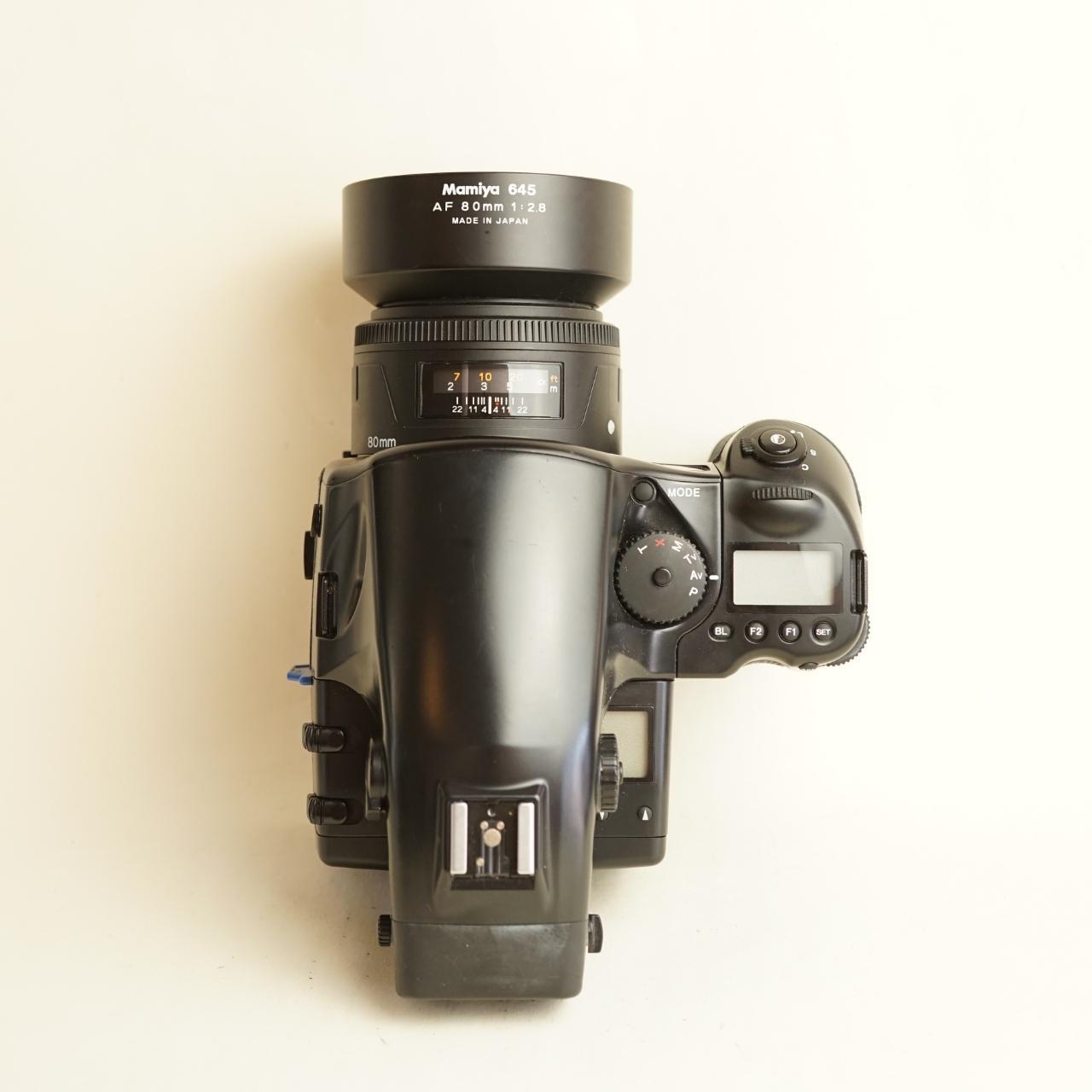 Mamiya 645 AF Film Camera w/ 80mm Lens | Medium Format SLR | Tested & Working | Black