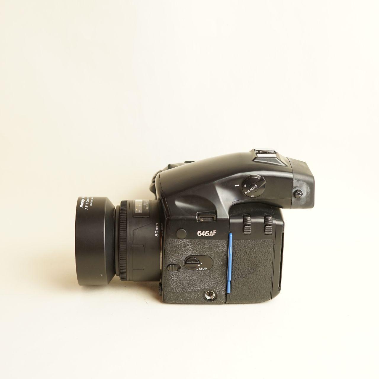 Mamiya 645 AF Film Camera w/ 80mm Lens | Medium Format SLR | Tested & Working | Black