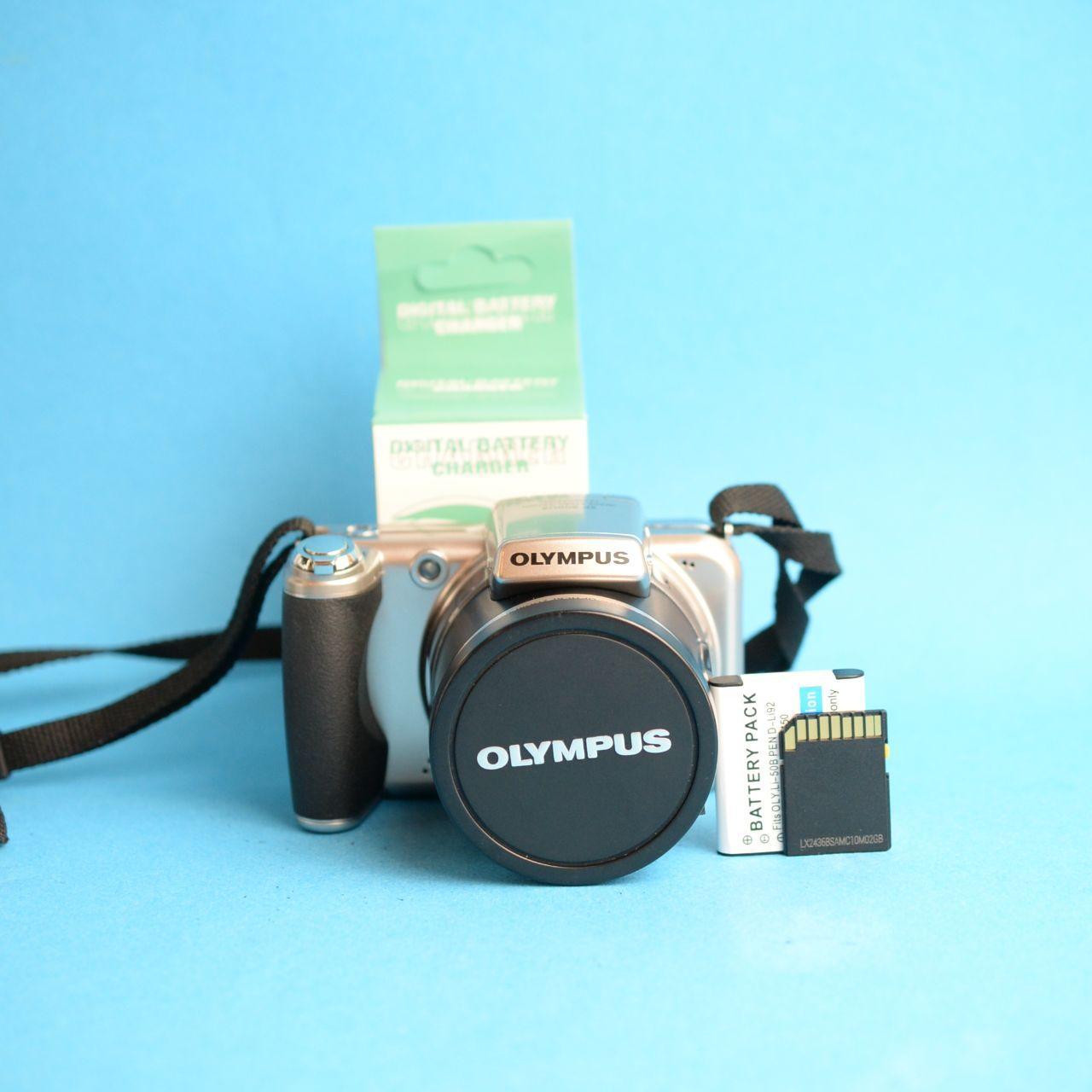 Olympus SP-800UZ Digital Camera | 14MP | Tested & Working | Silver