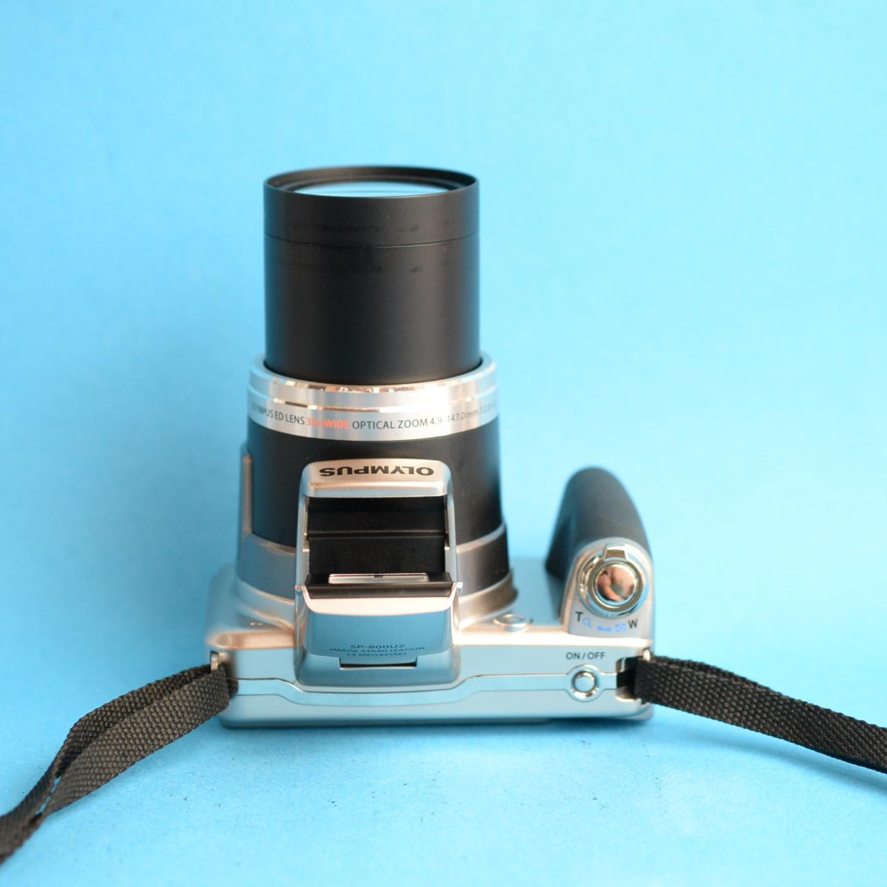 Olympus SP-800UZ Digital Camera | 14MP | Tested & Working | Silver