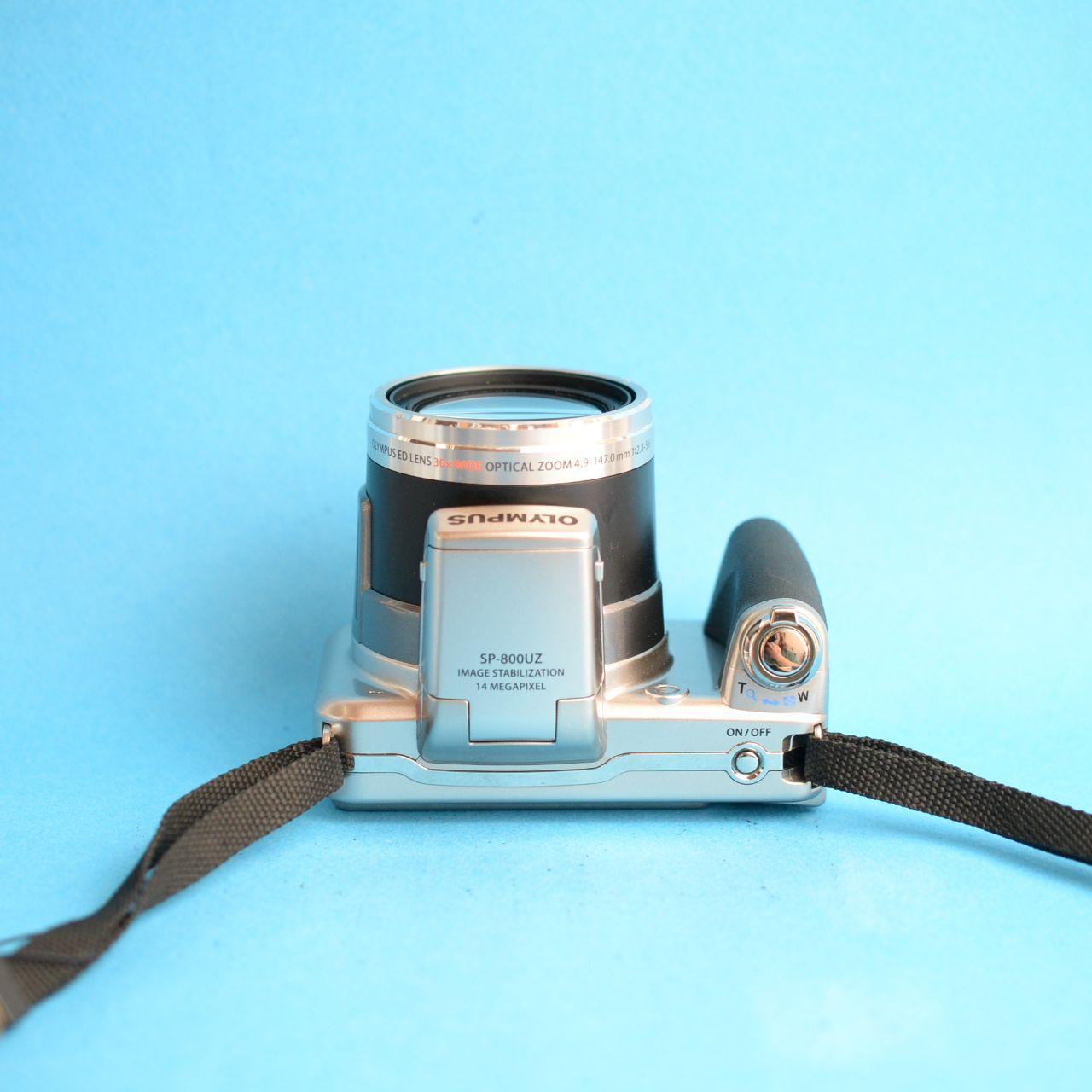 Olympus SP-800UZ Digital Camera | 14MP | Tested & Working | Silver