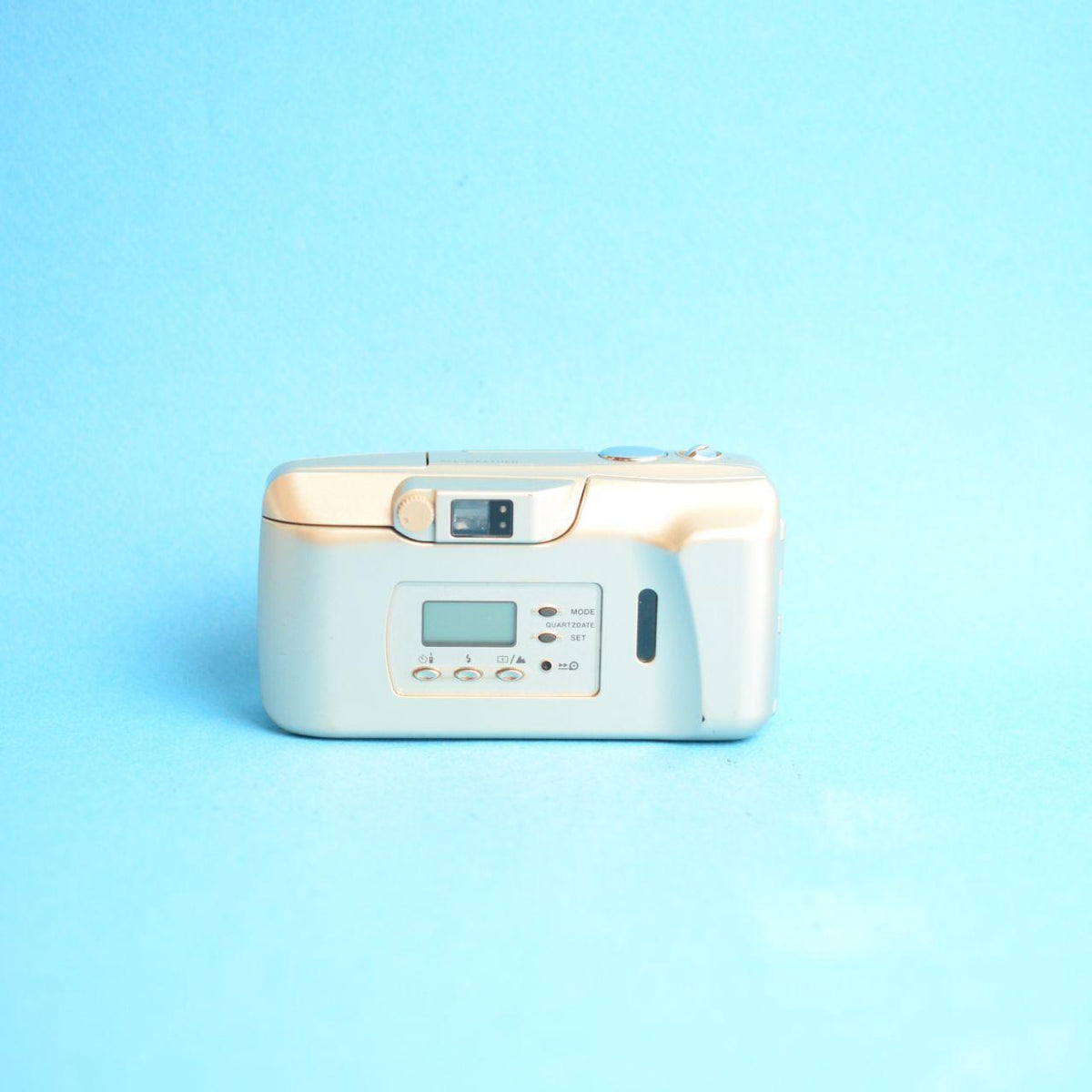 Olympus Stylus 150 Film Camera | 35mm Point & Shoot | Tested & Working | Gold