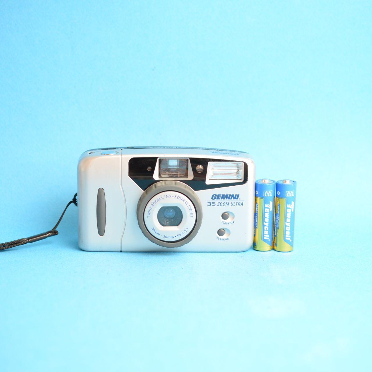 Gemini 35 Zoom Ultra Film Camera | 35mm Point & Shoot | Tested & Working | Silver