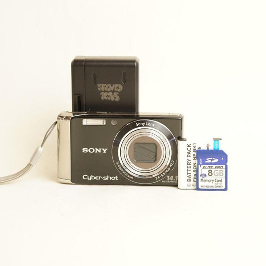 Sony Cyber-shot DSC-W370 Digital Camera | 14.1MP | Tested & Working | Black