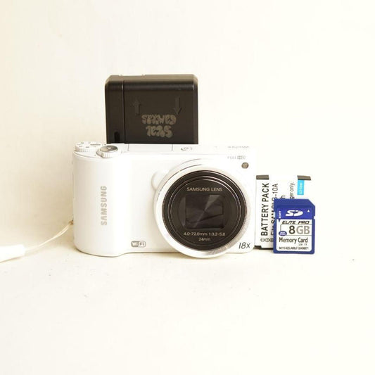 Samsung WB250F Digital Camera | 14.2MP | Tested & Working | White