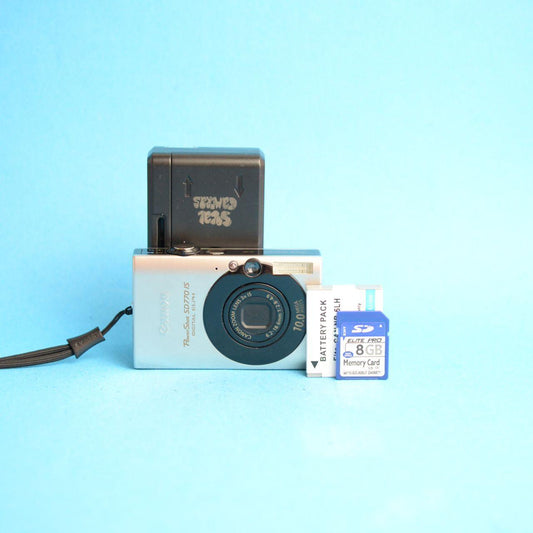 Canon PowerShot SD770 IS Digital Camera | 10.0MP | Tested & Working | Silver