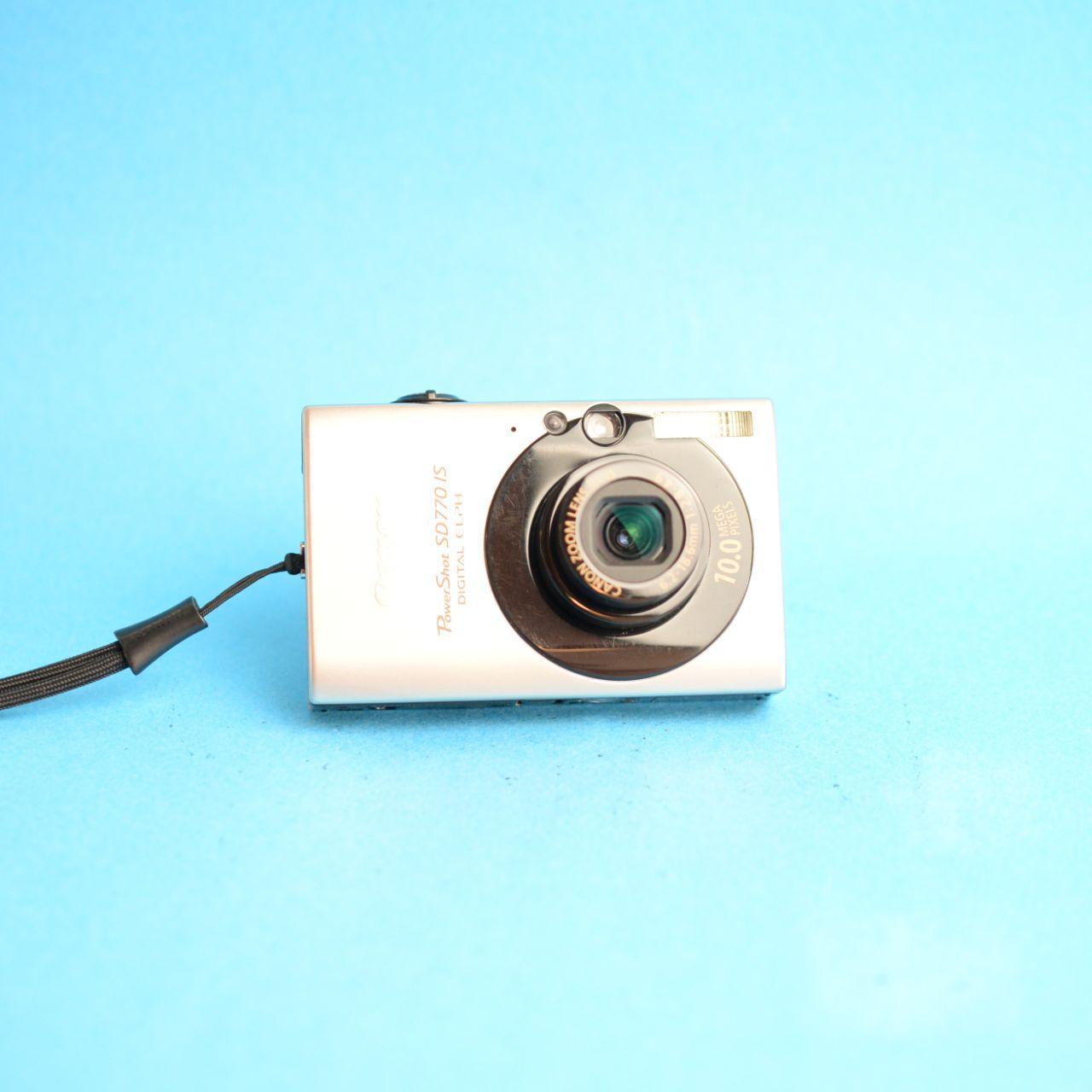 Canon PowerShot SD770 IS Digital Camera | 10.0MP | Tested & Working | Silver