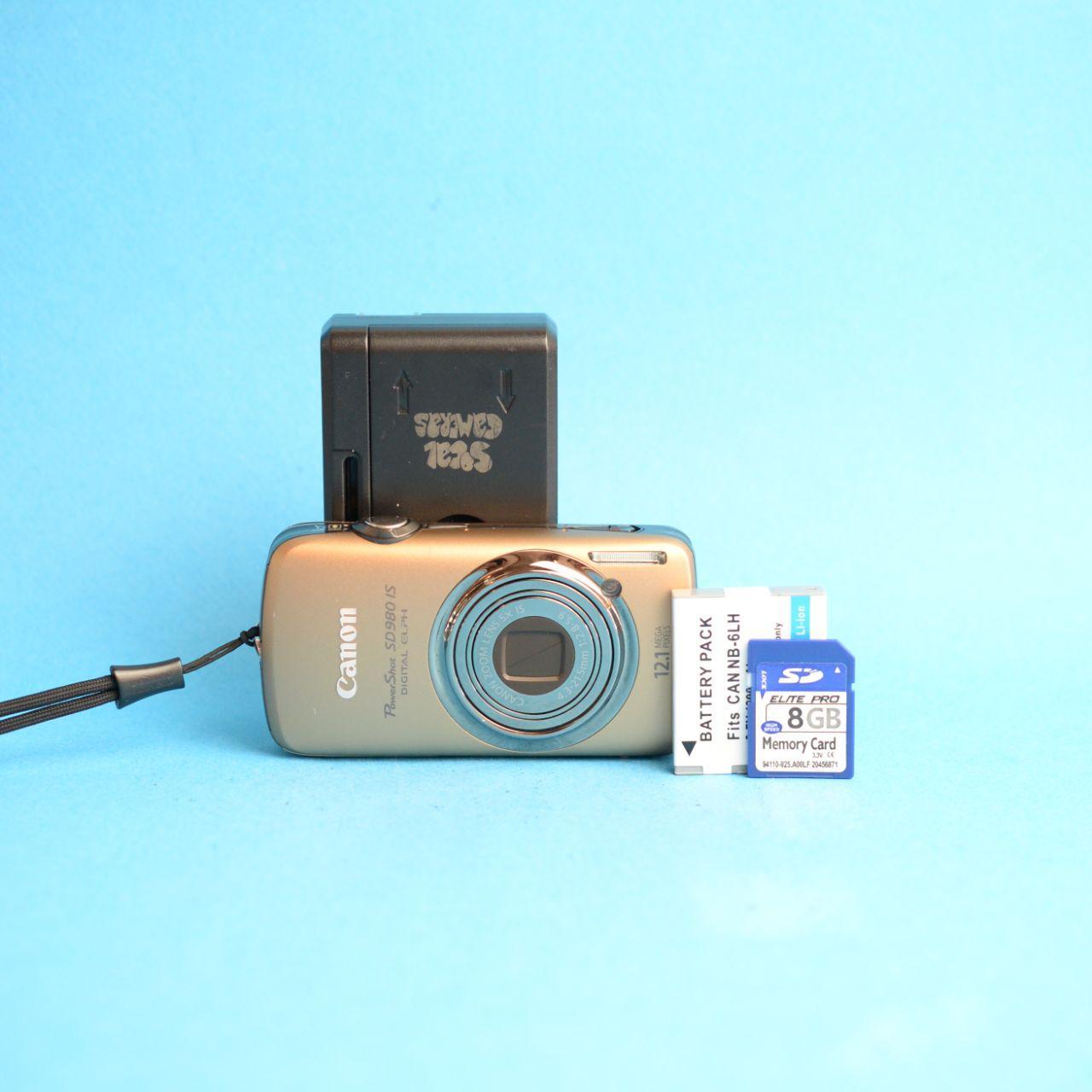 Canon PowerShot SD980 IS Digital Camera | 12.1MP | Read Description | Gold