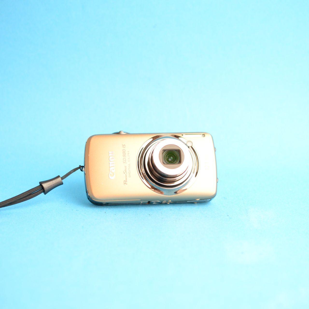Canon PowerShot SD980 IS Digital Camera | 12.1MP | Read Description | Gold