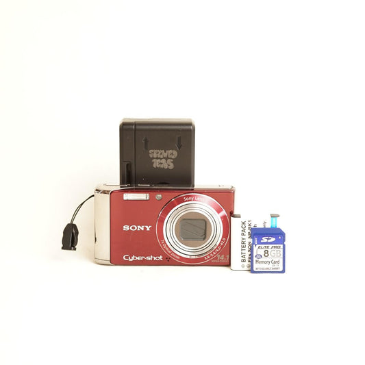 Sony Cyber-shot DSC-W370 Digital Camera | 14.1MP | Read Description | Red