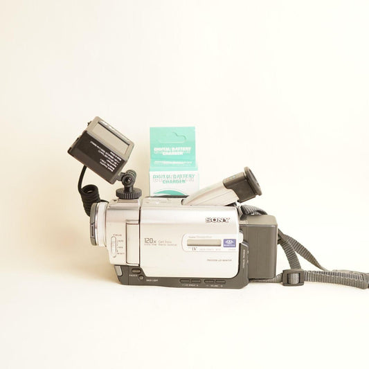 Sony Handycam DCR-TRV11 Camcorder | MiniDV Tapeless Setup | Tested & Working | Silver