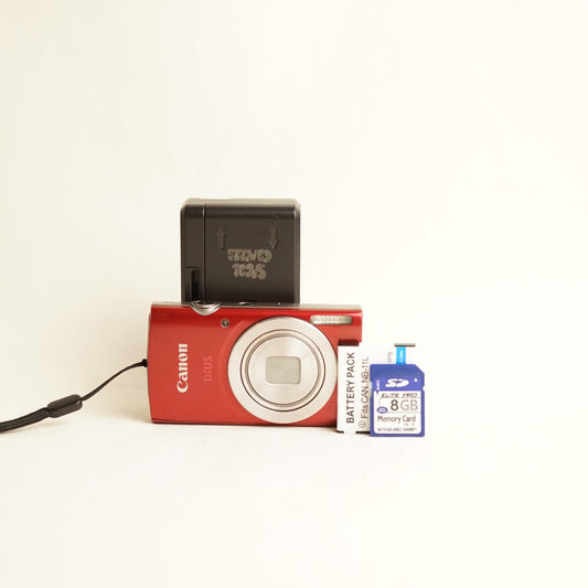 Canon PowerShot IXUS 185 Digital Camera | 20.0MP | Tested & Working | Red
