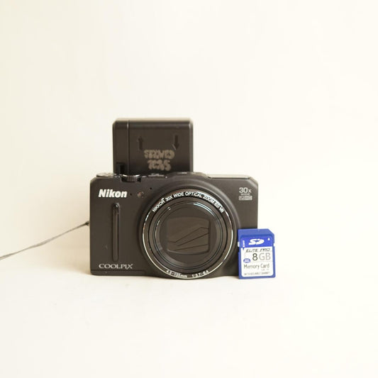 Nikon Coolpix S9700 Digital Camera | 16.0MP | Tested & Working | Black