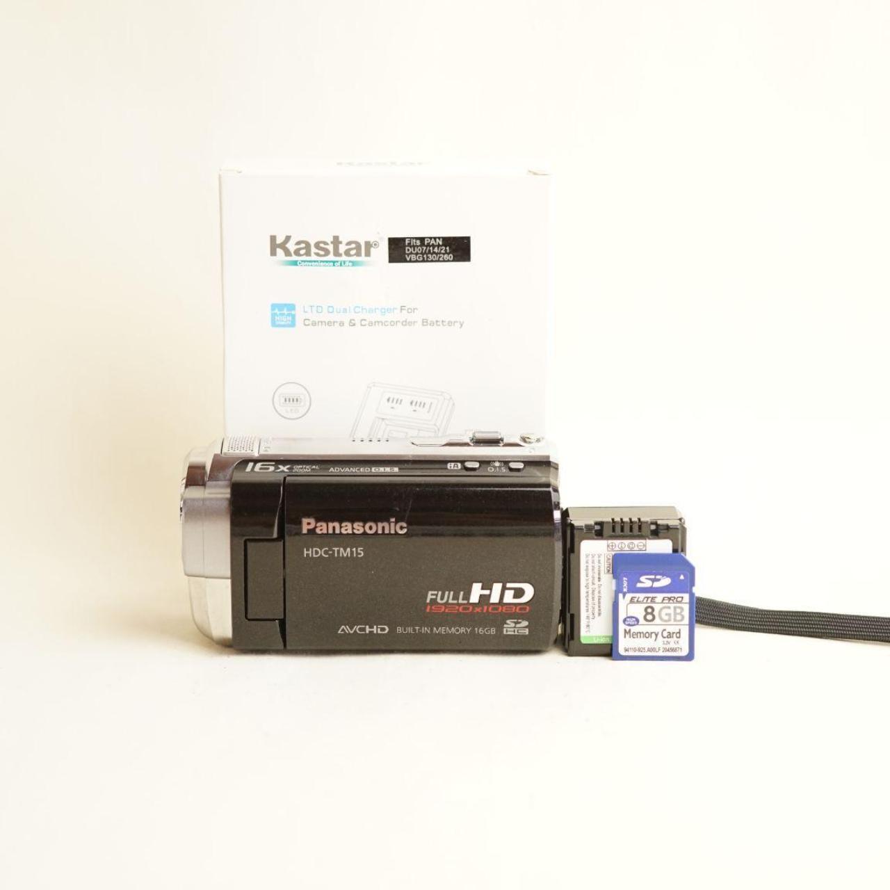 Panasonic HDC-TM15 Camcorder | Tested & Working | Black