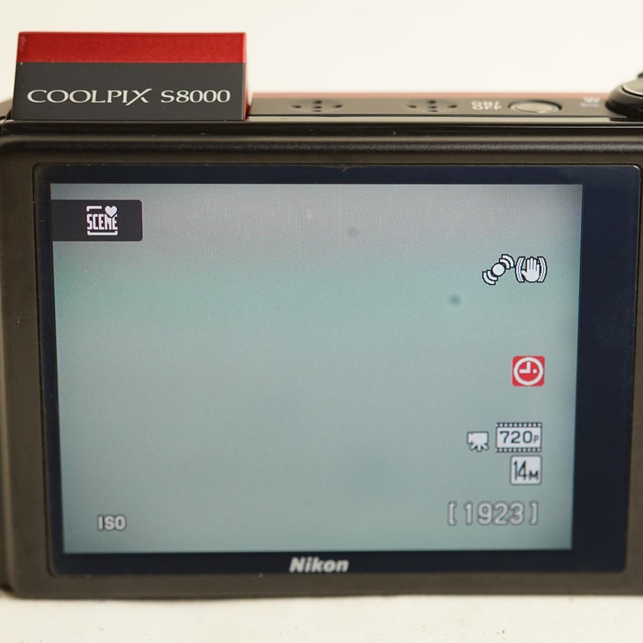 Nikon Coolpix S8000 Digital Camera | 14.2MP | Read Description | Red