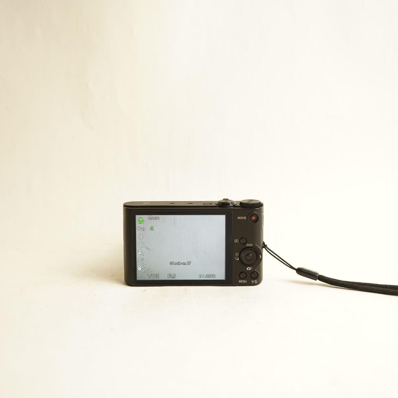 Sony Cyber-shot DSC-WX350 Digital Camera | 18.2MP | Tested & Working | Black