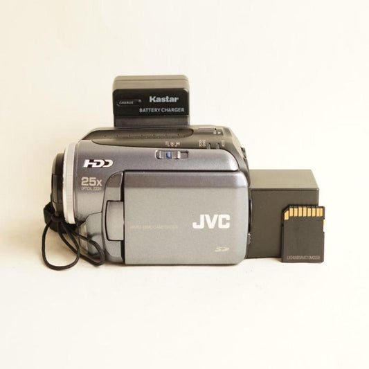 JVC Everio GZ-MG20U Camcorder | Tested & Working | Grey