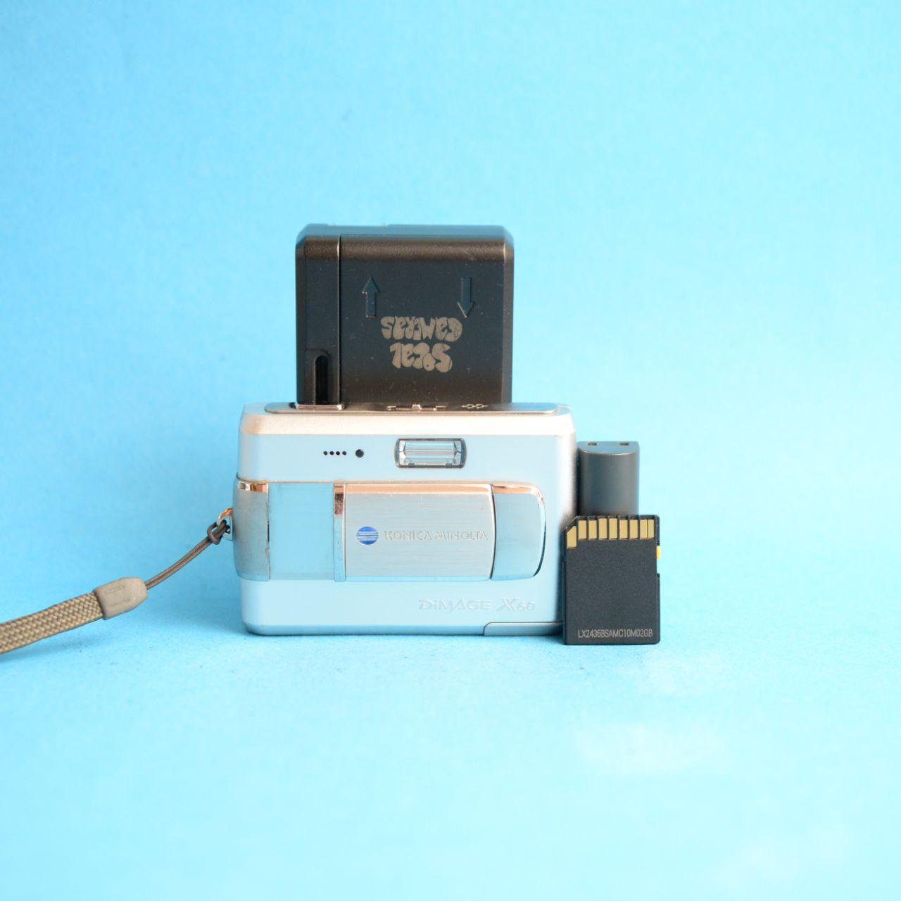 Konica Minolta DiMAGE X60 Digital Camera | 6.0MP | Read Description | Silver
