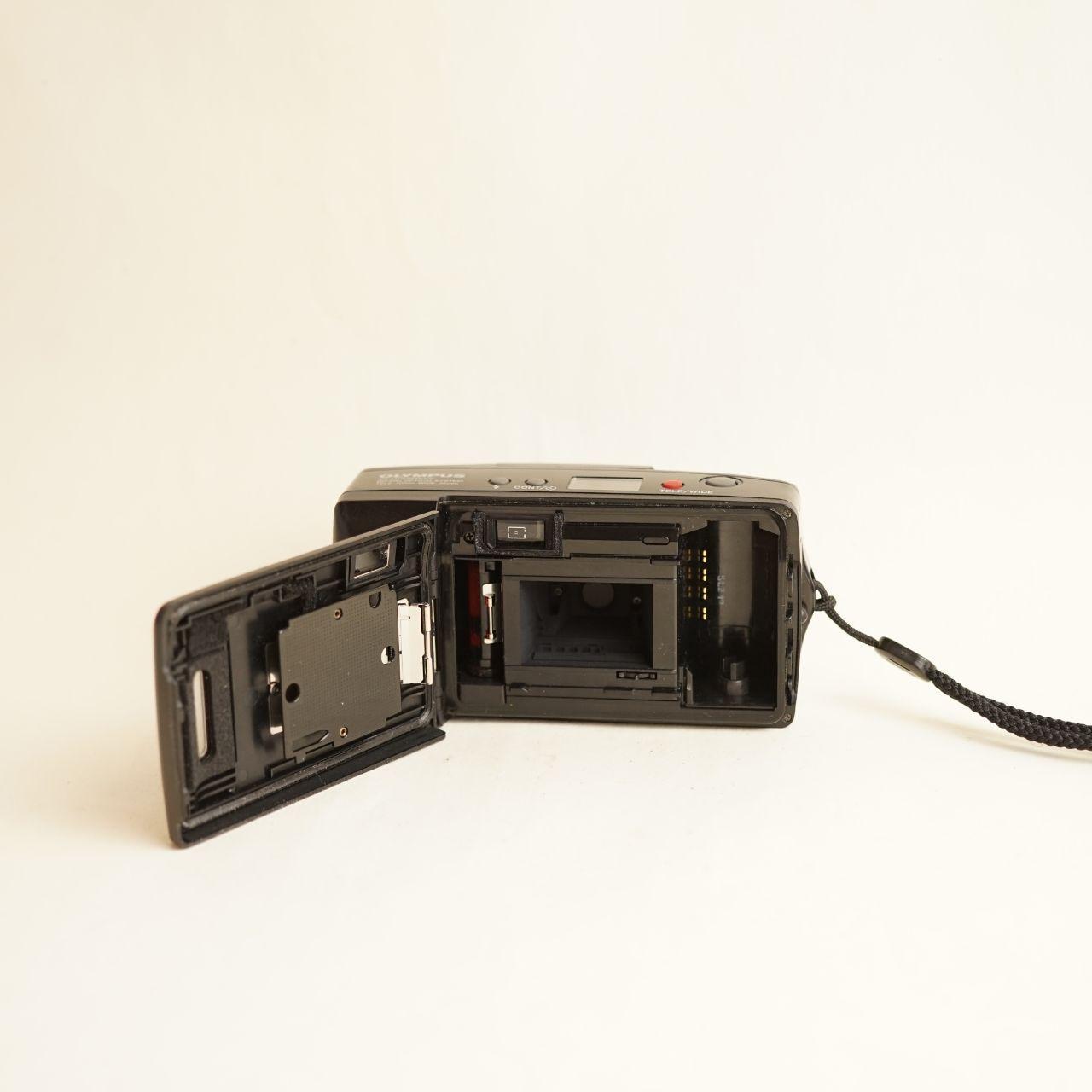 Olympus AF-1 Twin Film Camera | 35mm Point & Shoot | Tested & Working | Black