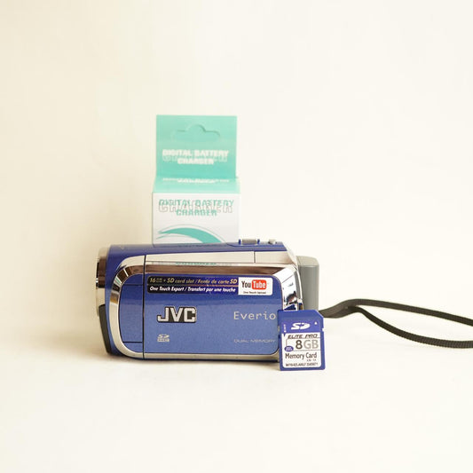 JVC Everio GZ-MS130AU Camcorder | Tested & Working | Blue