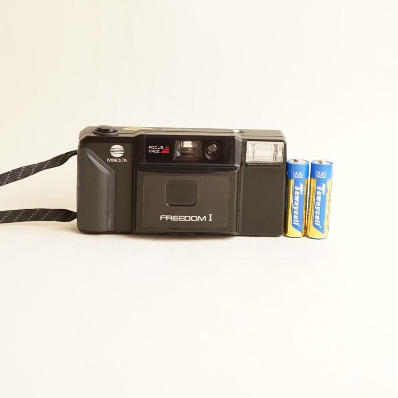 Minolta Freedom I Film Camera | 35mm Point & Shoot | Tested & Working | Black