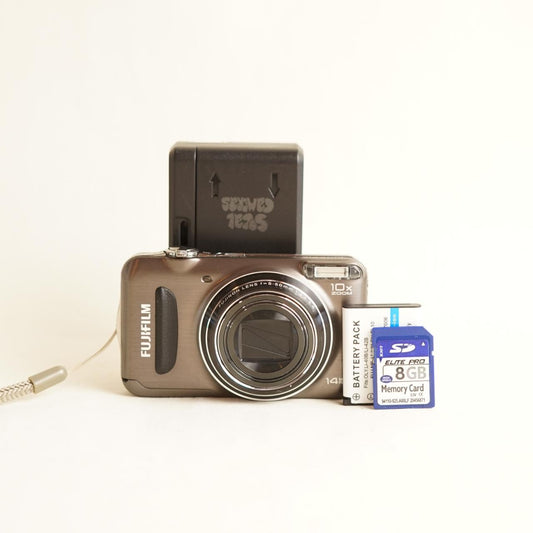 Fujifilm FinePix T210 Digital Camera | 14MP | Tested & Working | Grey