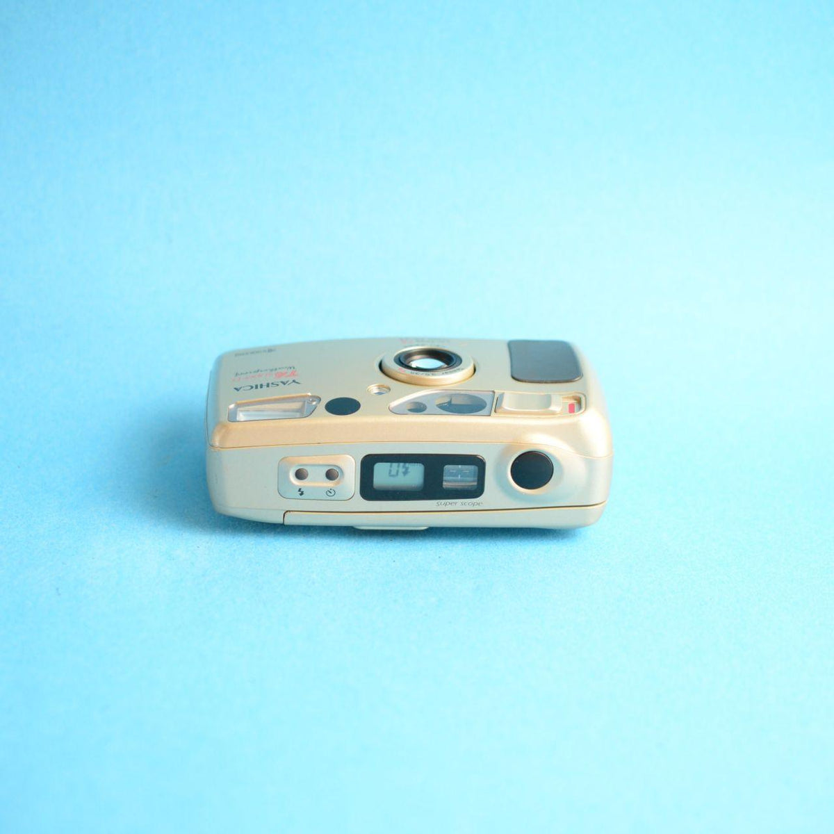 Yashica T4 Super D Film Camera | 35mm Point & Shoot | Tested & Working | Gold