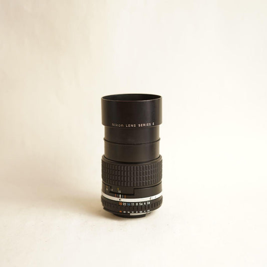 Nikon Series E 135mm f/2.8 Lens | Nikon F Mount | 35mm SLR Prime | Tested & Working | Black