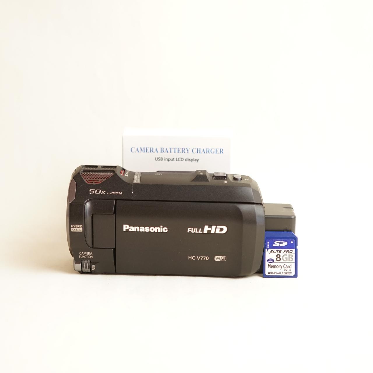 Panasonic HC-V770 Camcorder | Tested & Working | Black