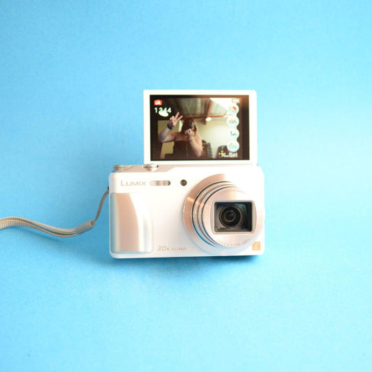 Panasonic Lumix DMC-ZS35 Digital Camera | 16.1MP | Tested & Working | White