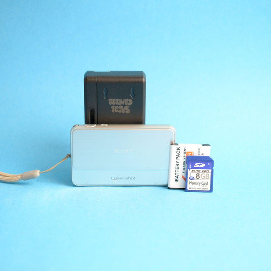 Sony Cyber-shot DSC-T99 Digital Camera | 14.1MP | Tested & Working | Silver