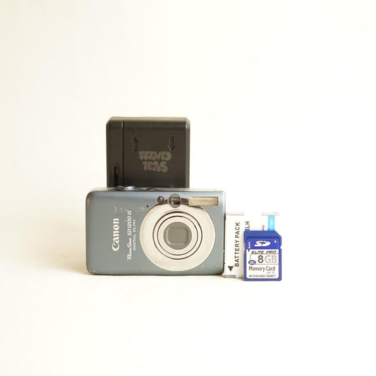 Canon PowerShot SD1200 IS Digital Camera | 10MP | Read Description | Grey