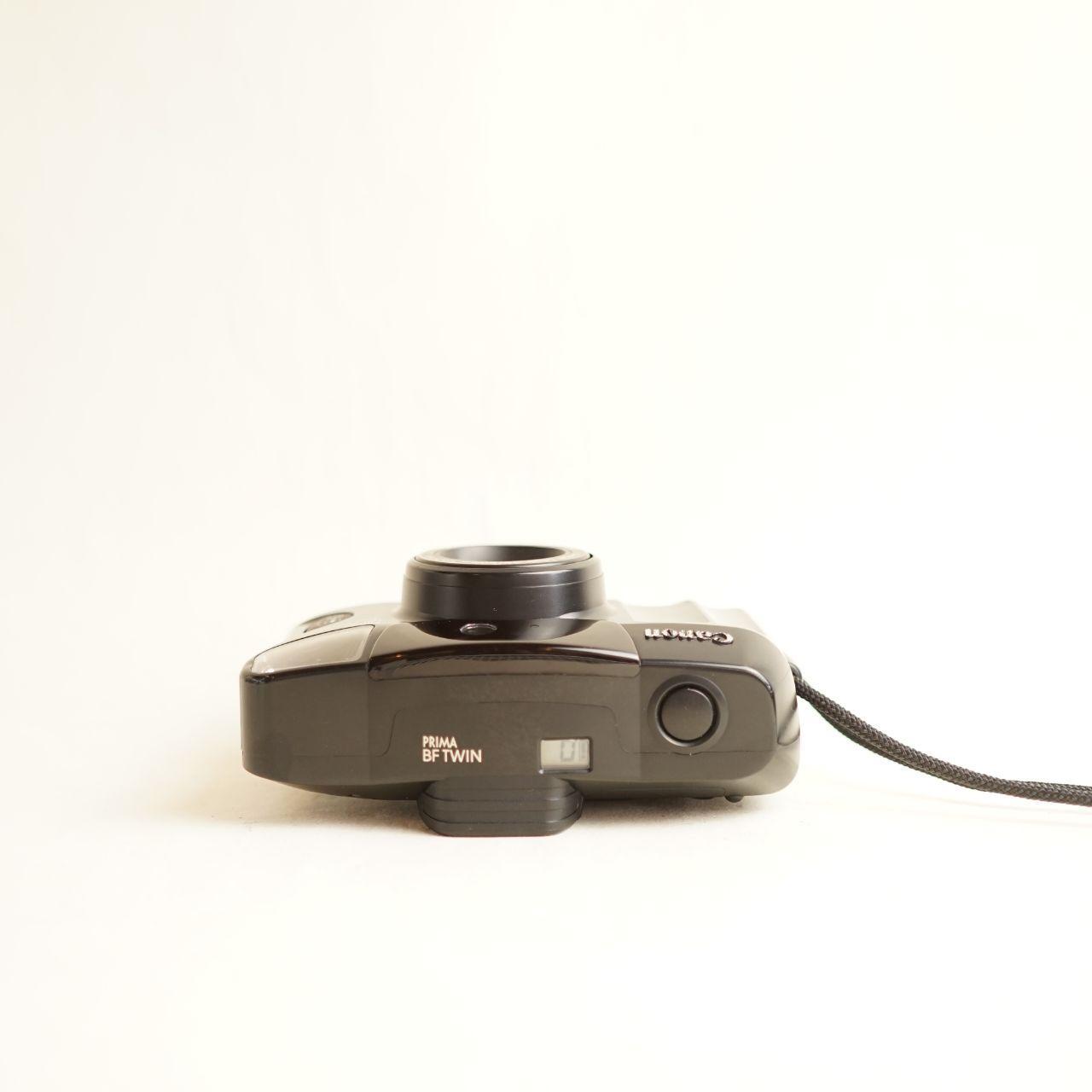 Canon Prima BF Twin Film Camera | 35mm Point & Shoot | Tested & Working | Black