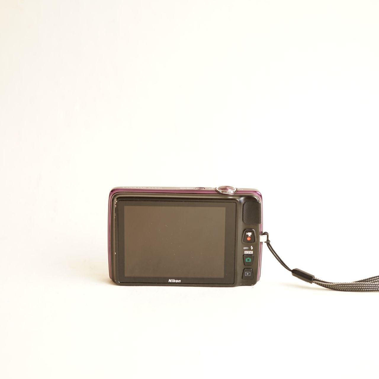 Nikon Coolpix S4300 Digital Camera | 16.0MP | Tested & Working | Maroon