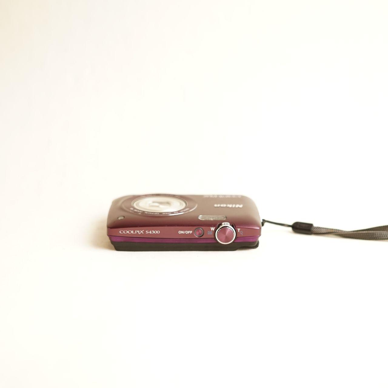 Nikon Coolpix S4300 Digital Camera | 16.0MP | Tested & Working | Maroon