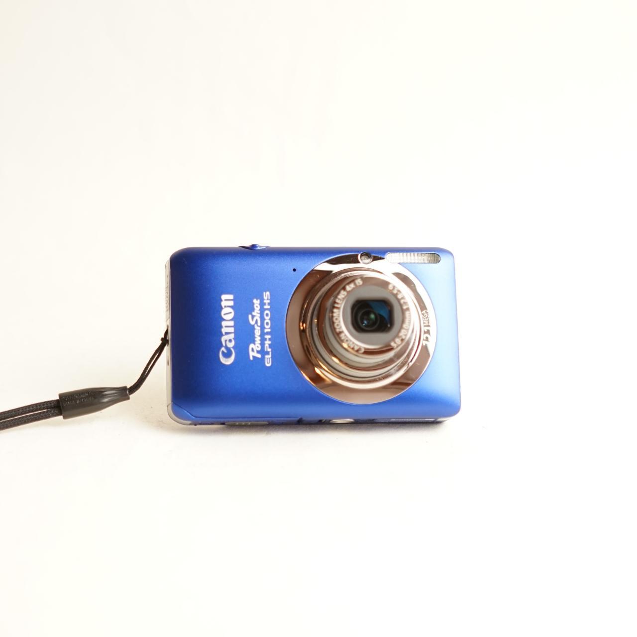 Canon PowerShot ELPH 100 HS Digital Camera | 12.1MP | Tested & Working | Blue