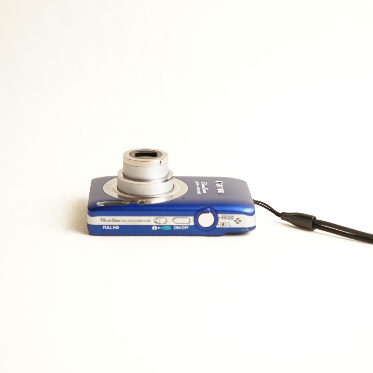 Canon PowerShot ELPH 100 HS Digital Camera | 12.1MP | Tested & Working | Blue