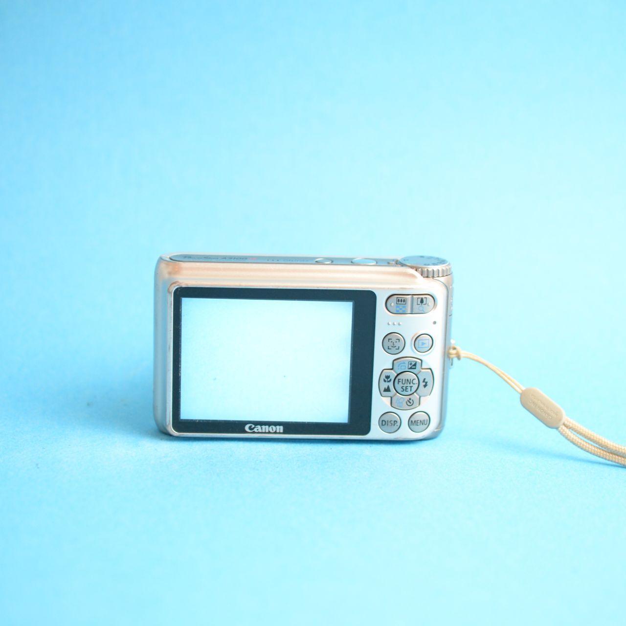 Canon PowerShot A3100 IS Digital Camera | 12.1MP | Tested & Working | Silver