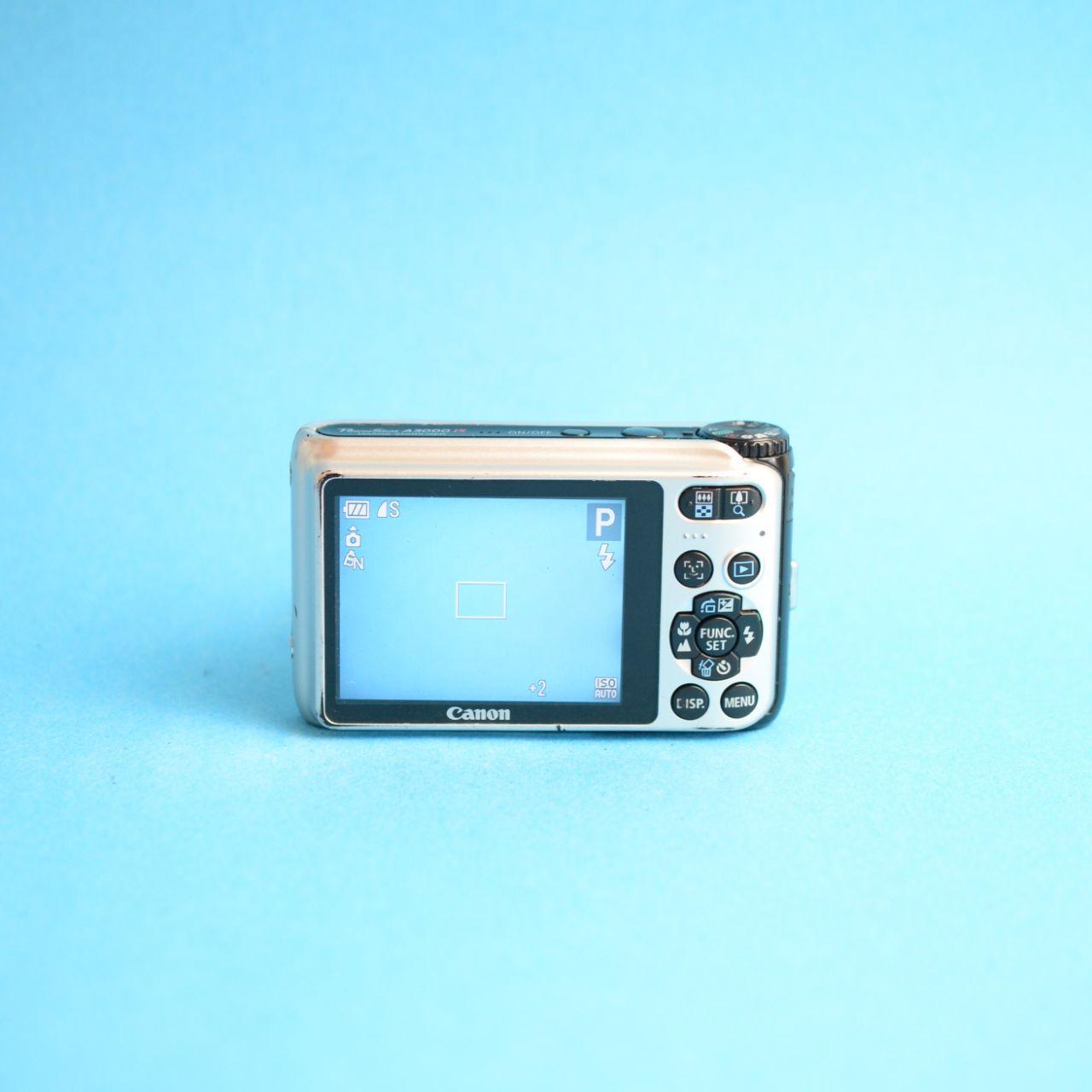 Canon PowerShot A3000 IS Digital Camera | 10.0MP | Tested & Working | Silver