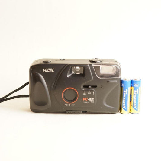 Focal PC 480 Film Camera | 35mm Point & Shoot | Tested & Working | Grey
