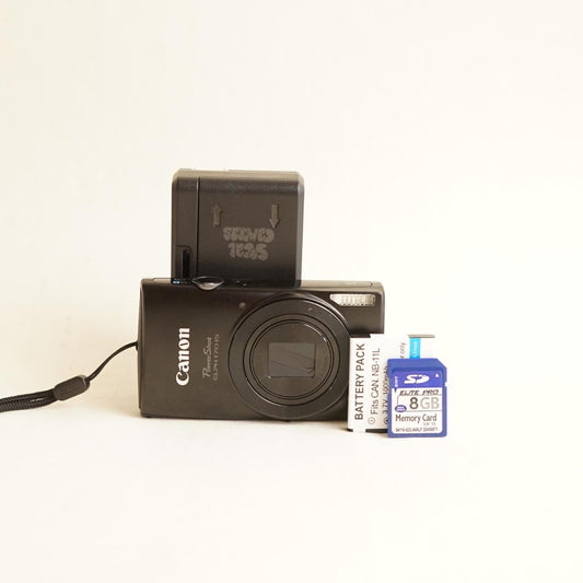 Canon PowerShot ELPH 170 IS Digital Camera | 20MP | Tested & Working | Black