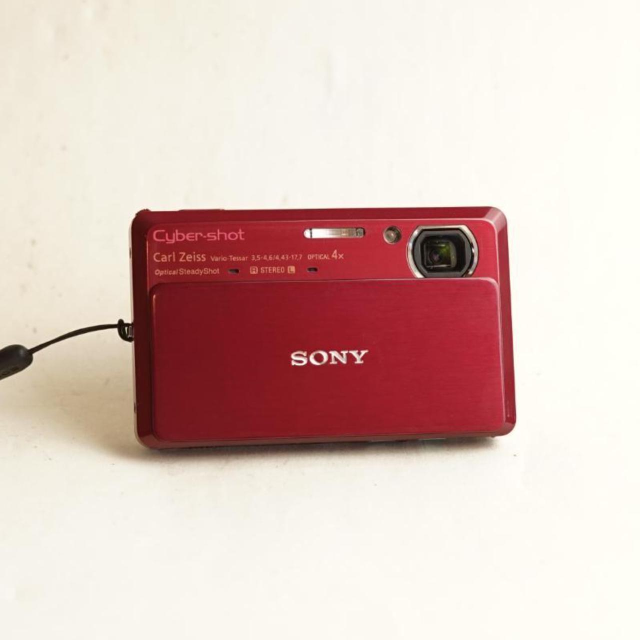 Sony Cyber-shot DSC-TX7 Digital Camera | 10.2MP | Tested & Working | Red