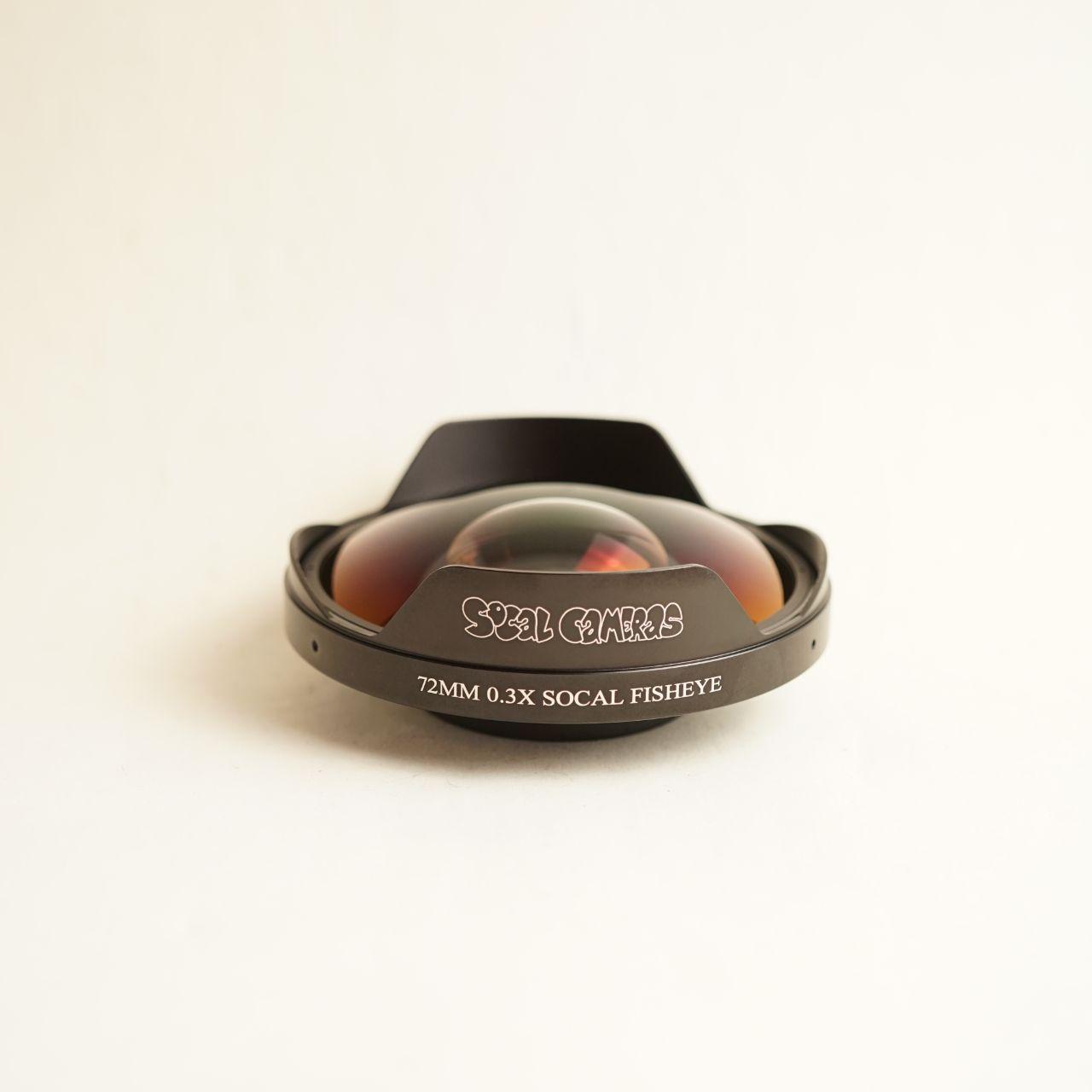 SoCal Cameras 72mm 0.3x Fisheye Lens | Tested & Working | Black
